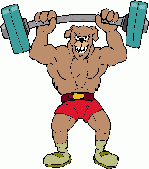 Cartoon Weight Lifting Clipart - Free Clip Art Images