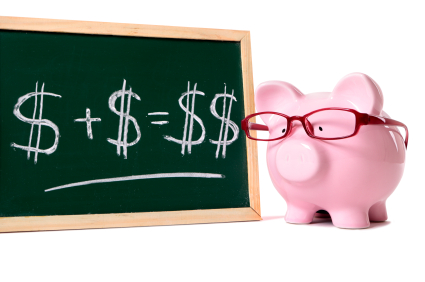 Piggy Bank w Blackboard - Private Practice from the Inside Out
