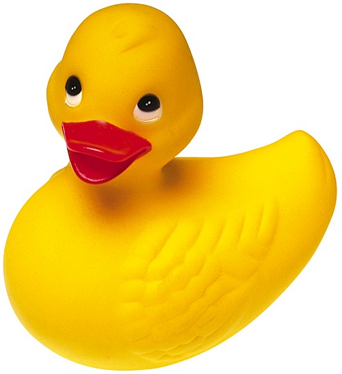 Rubber Ducky Front View Clipart