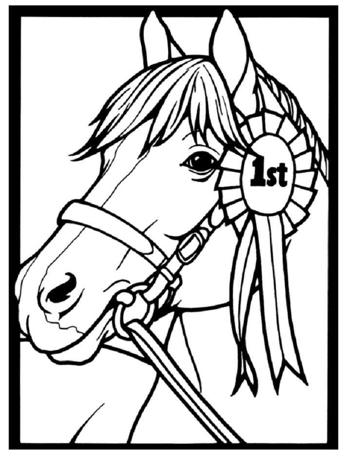 Horse Coloring Pictures 6