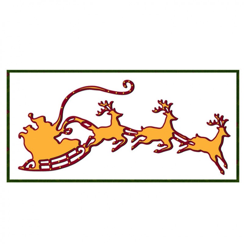Santa's Sleigh - Die'Sire Classiques - Christmas Collection