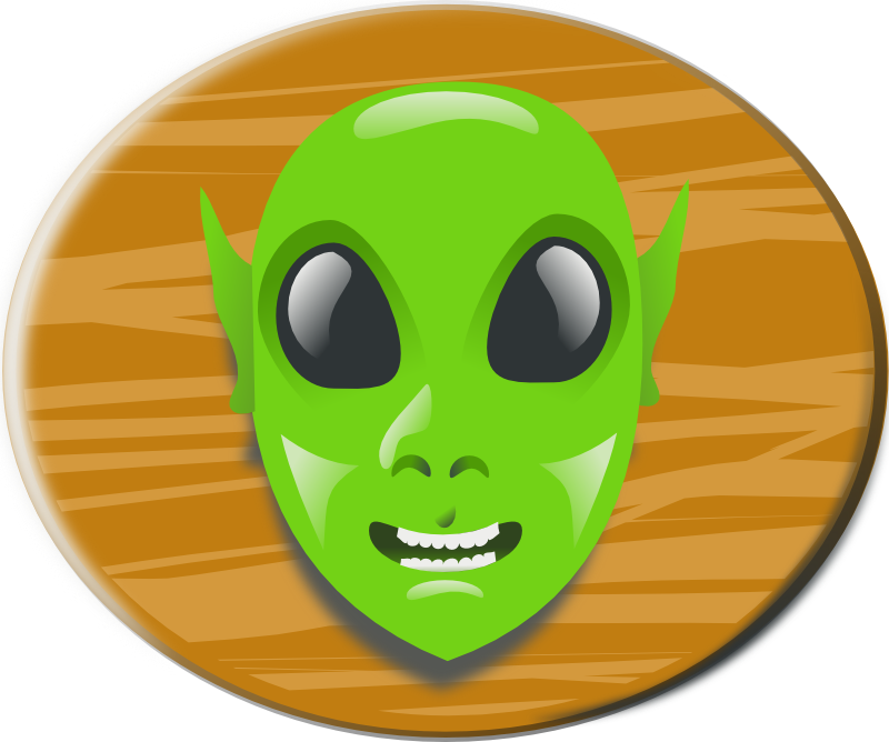 Clipart - Aliens head