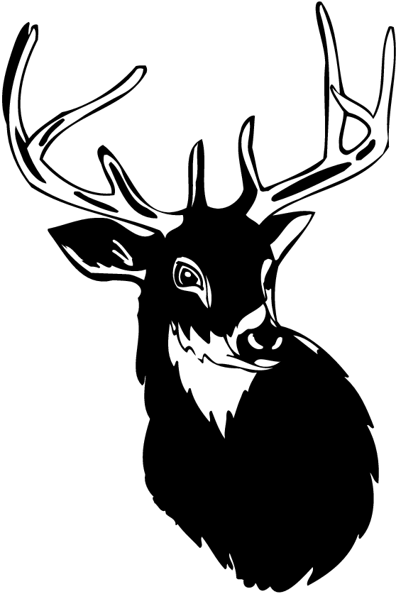 Deer Clipart Black And White | Clipart Panda - Free Clipart Images
