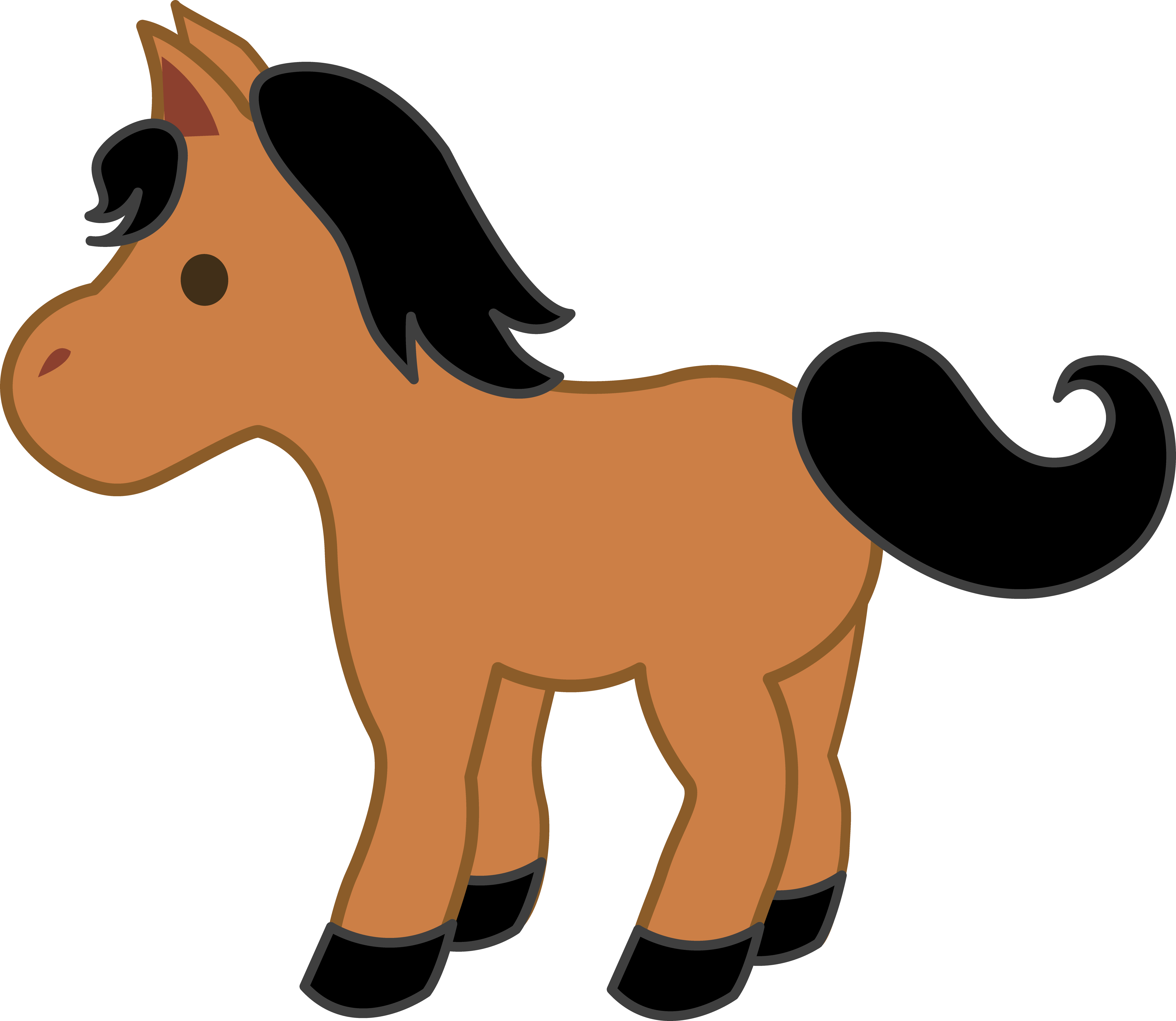 Baby Horse Clipart - Cliparts.co