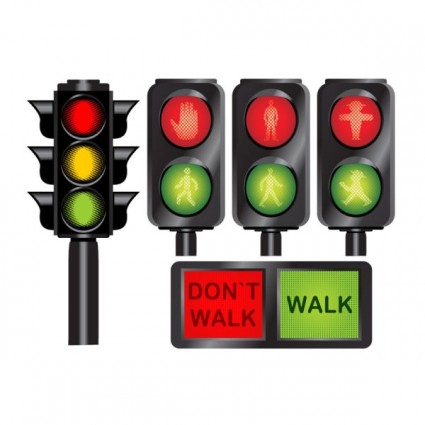 Traffic light icon vector Vector icon - Free vector for free download