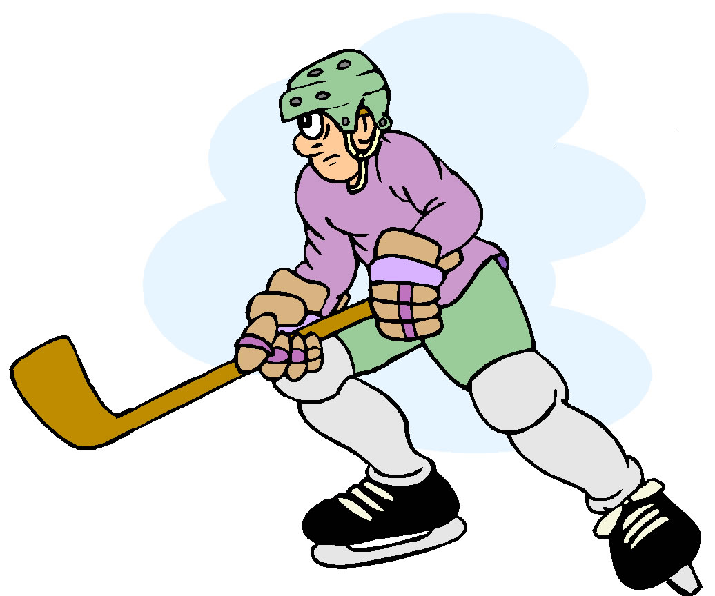 Ice Hockey Clip Art / HOCKY060.gif