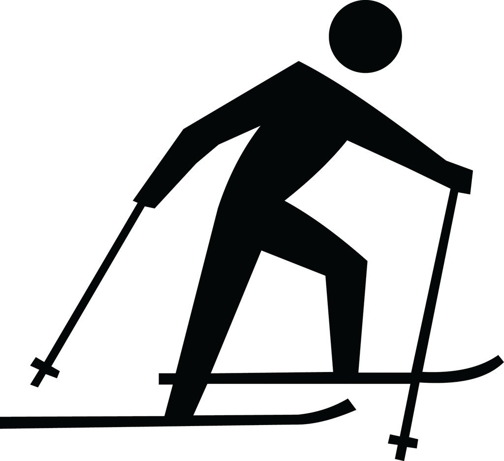 Images For > Skis And Poles Clipart