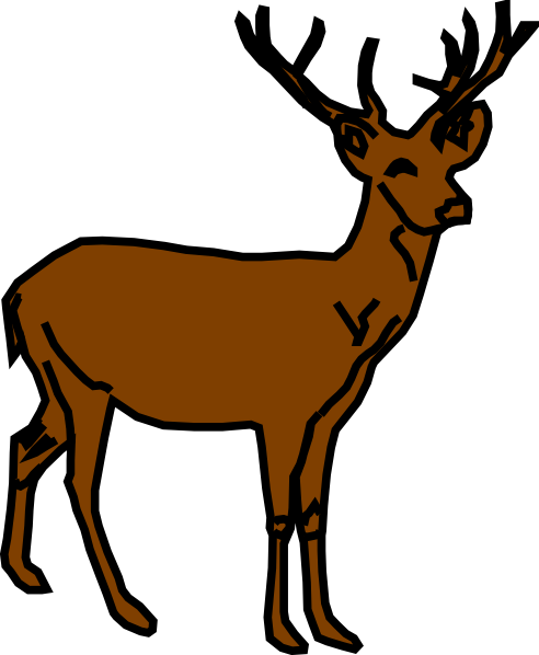 Deer clip art - vector clip art online, royalty free & public domain