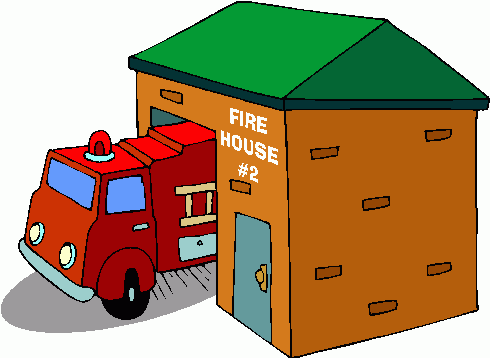 Fire Station Cartoon | Clipart Panda - Free Clipart Images