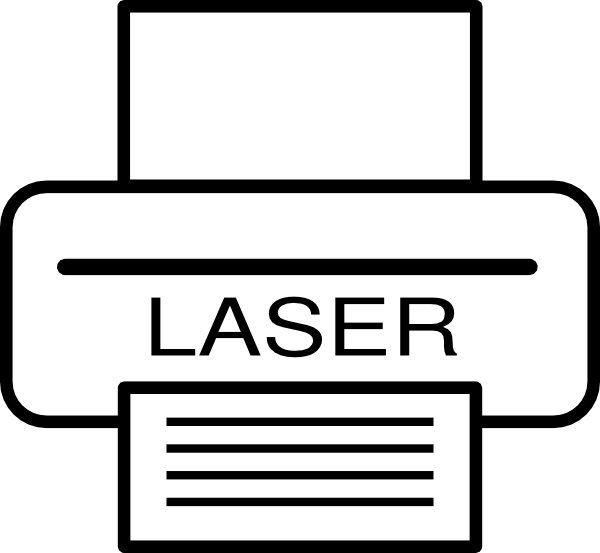 Pix For > Laser Printer Clip Art