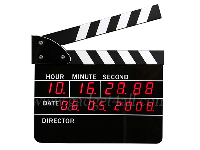 Director's Clapper Board Alarm Clock! | zedomax. - ClipArt Best ...