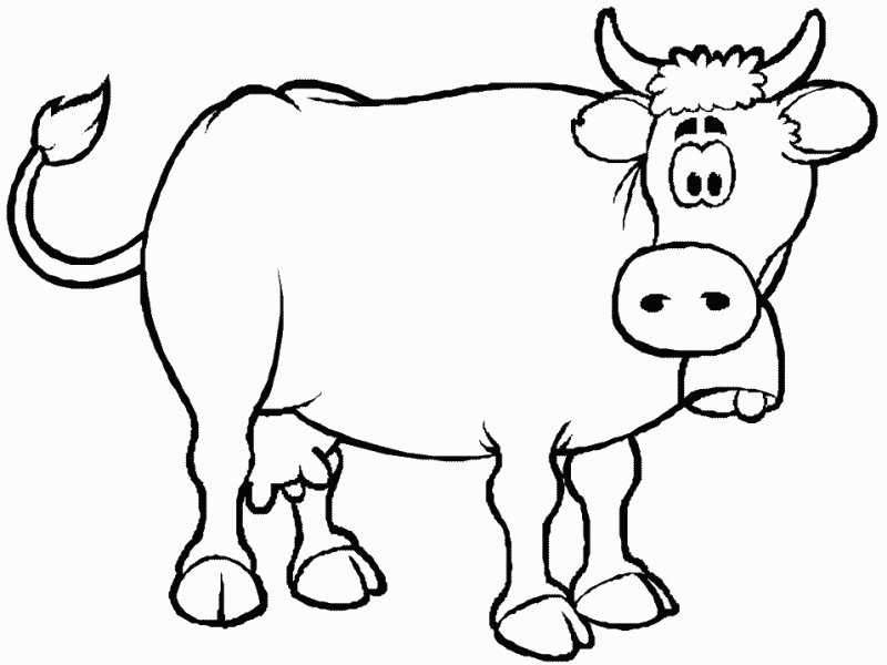 A Cartoon Cow - Cliparts.co