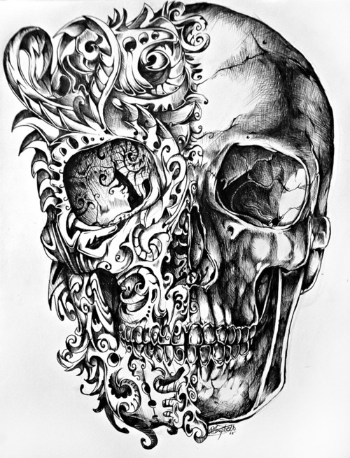 Skull hand grenade tattoo - photo: download wallpaper, image and ...