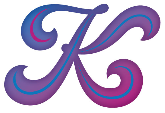 K | Daily Drop Cap