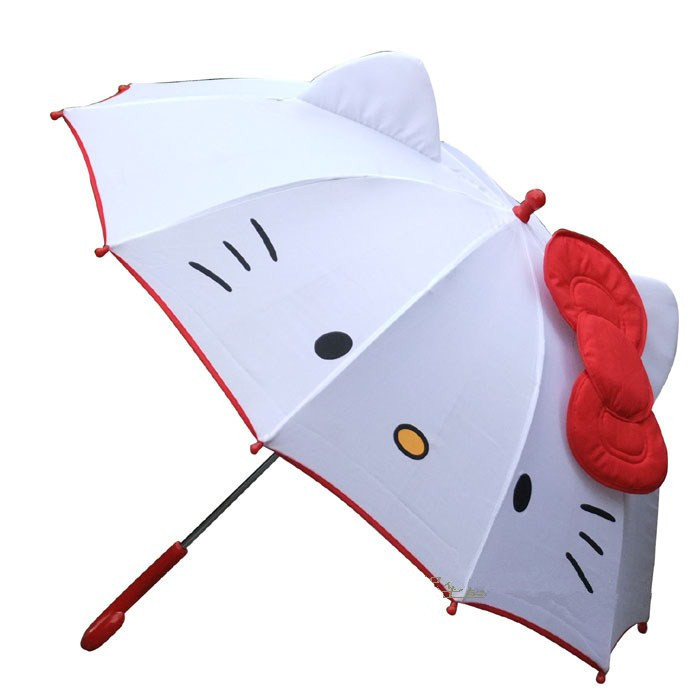 New lovely Cartoon Hello Kitty banana umbrella for kids girl sweet ...