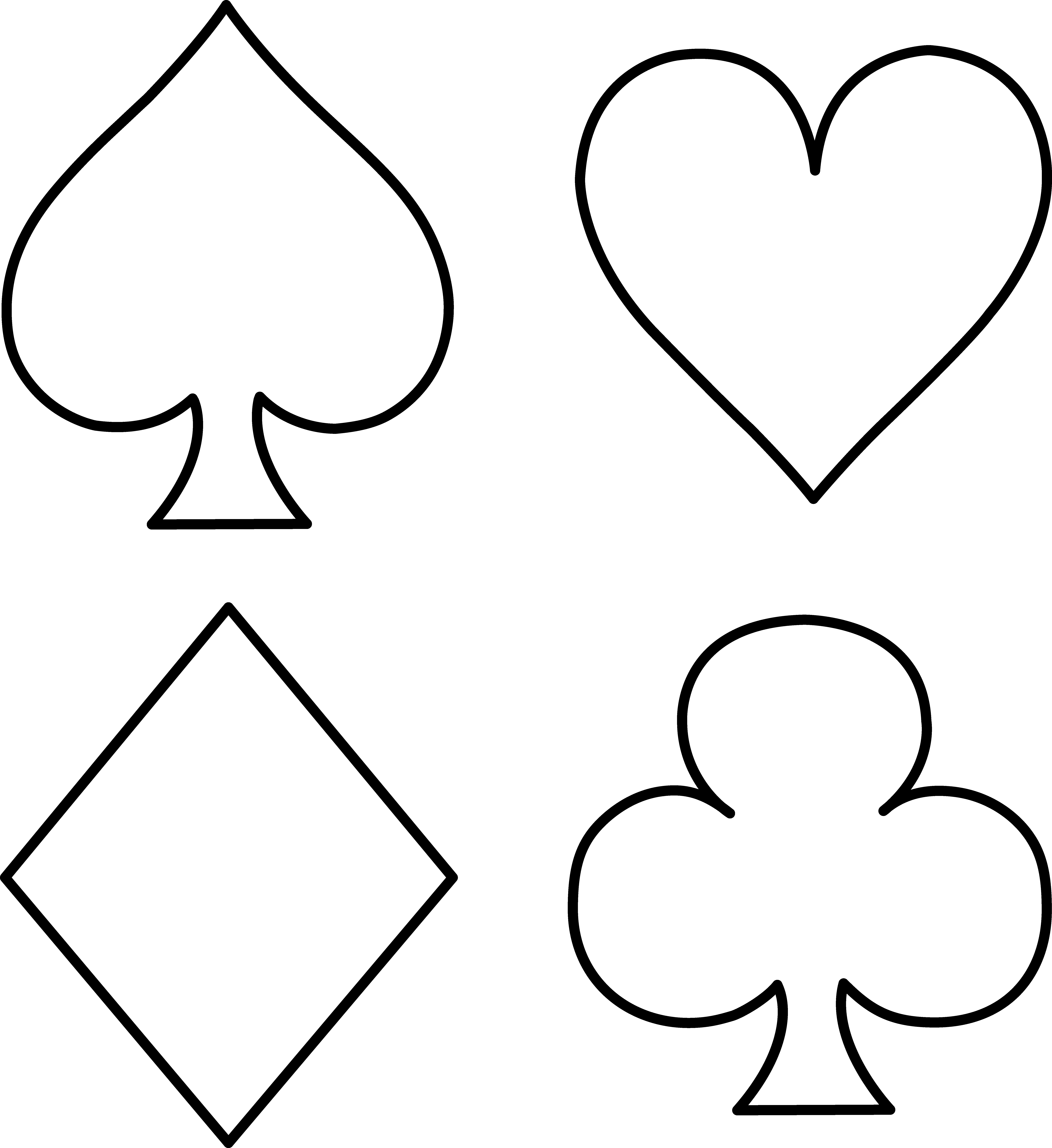 Playing Cards Symbols - ClipArt Best