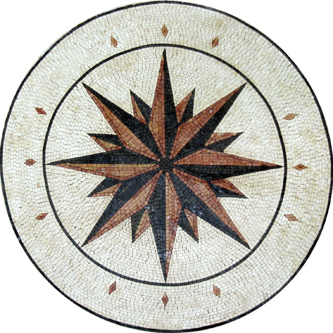 Mosaics - Mosaic Medallions - Nautical - MD490