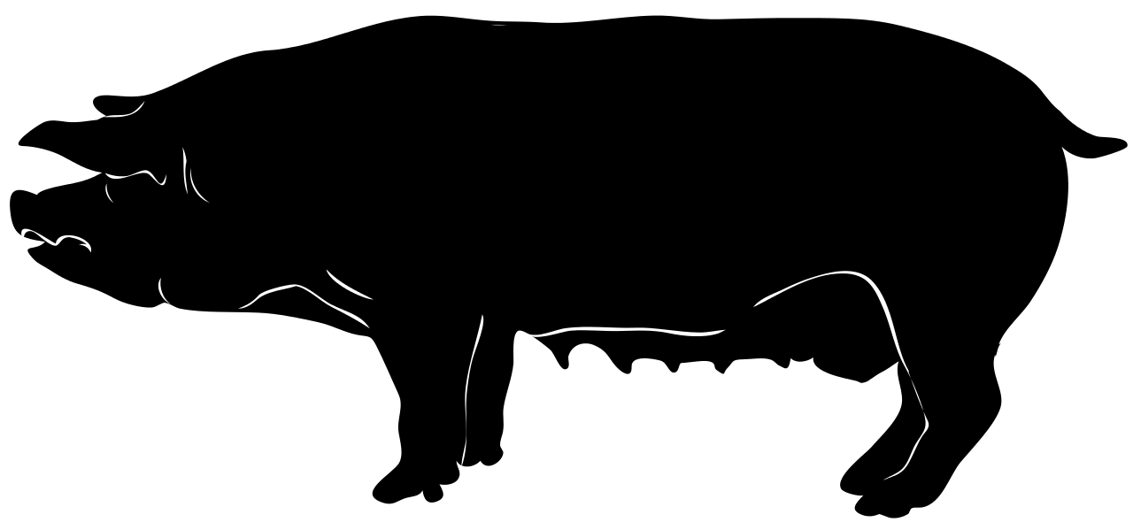 File:Pig silhouette 02.svg - Wikimedia Commons