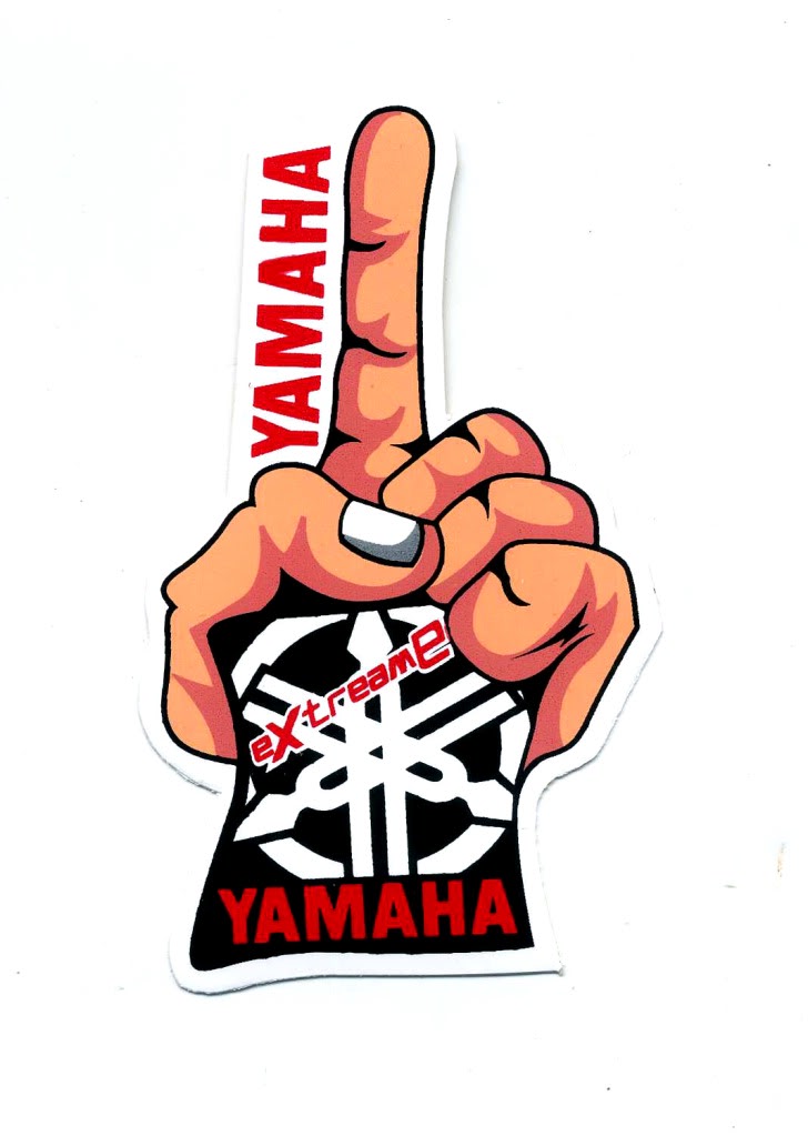 Yamaha Number One ROCK Motorcycle Bikes Car Sticker H77