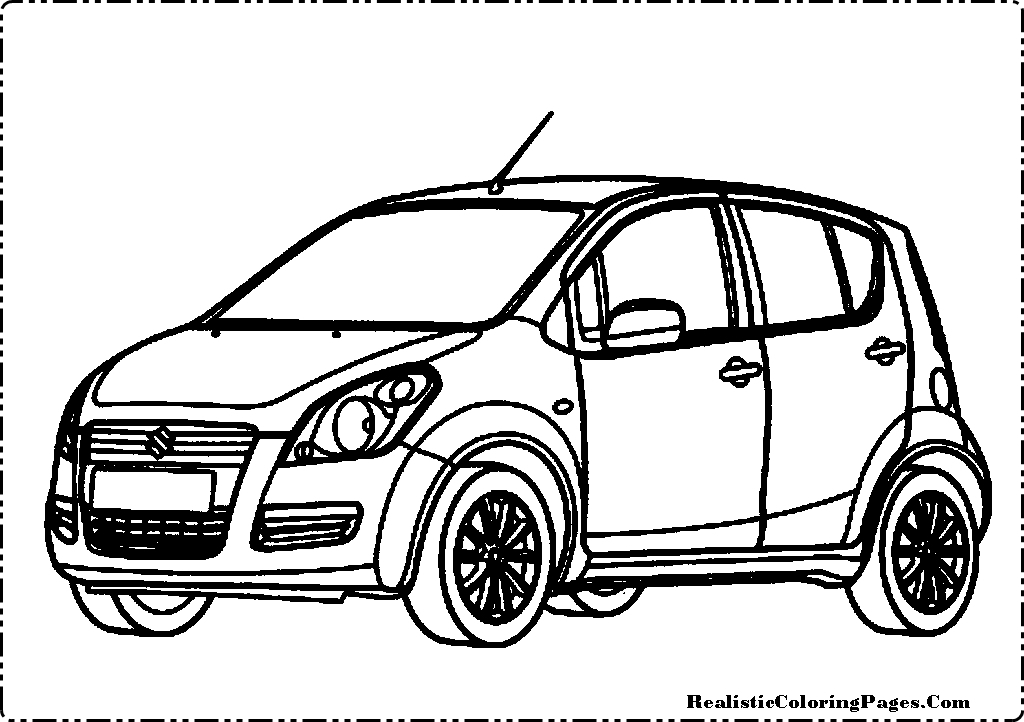 Suzuki Splash Cars Coloring Pages | HelloColoring.com | Coloring Pages