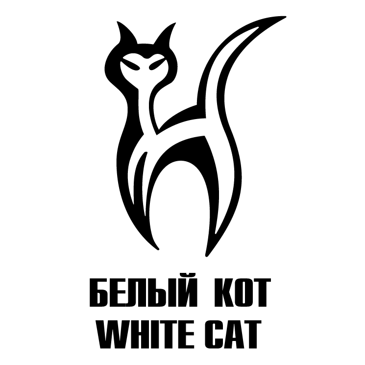 White cat Free Vector / 4Vector