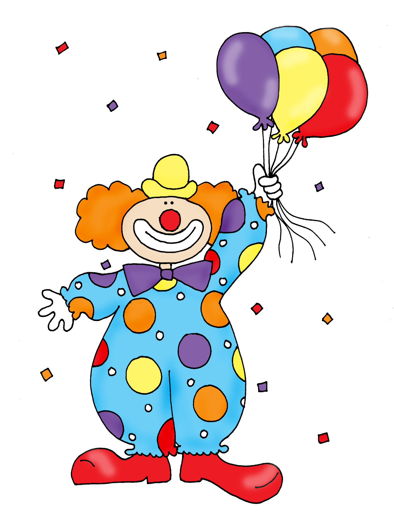 Images For > Cute Clown Clipart