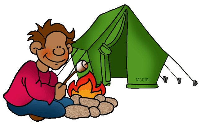 Free Sports Clip Art by Phillip Martin, Camping