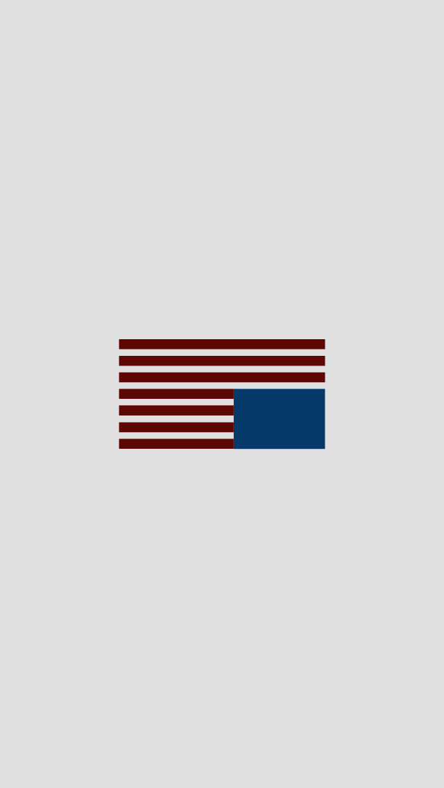 I made a simplistic iPhone 5 Wallpaper for House of Cards! Hope ...