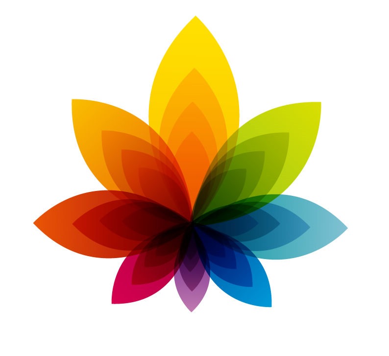 Colorful Flower Abstract Background Vector Graphic | Free Vector ...