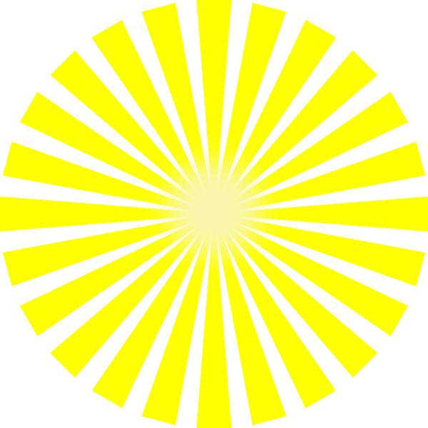 Sun Rays Star Burst clip art - vector clip art online, royalty ...
