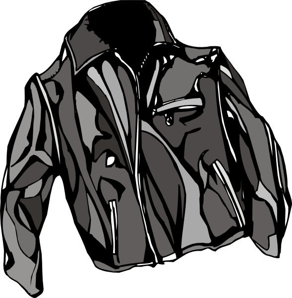 Leather Jacket clip art Free Vector / 4Vector