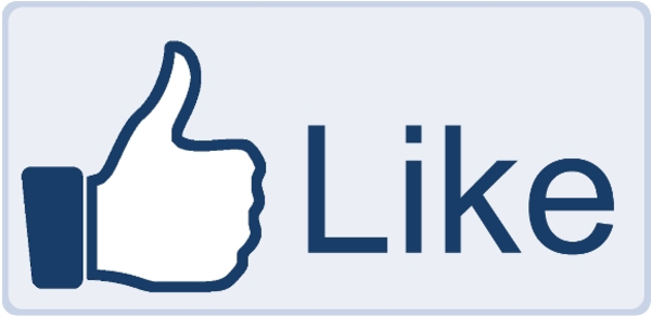 Facebook Like Button Big image - vector clip art online, royalty ...