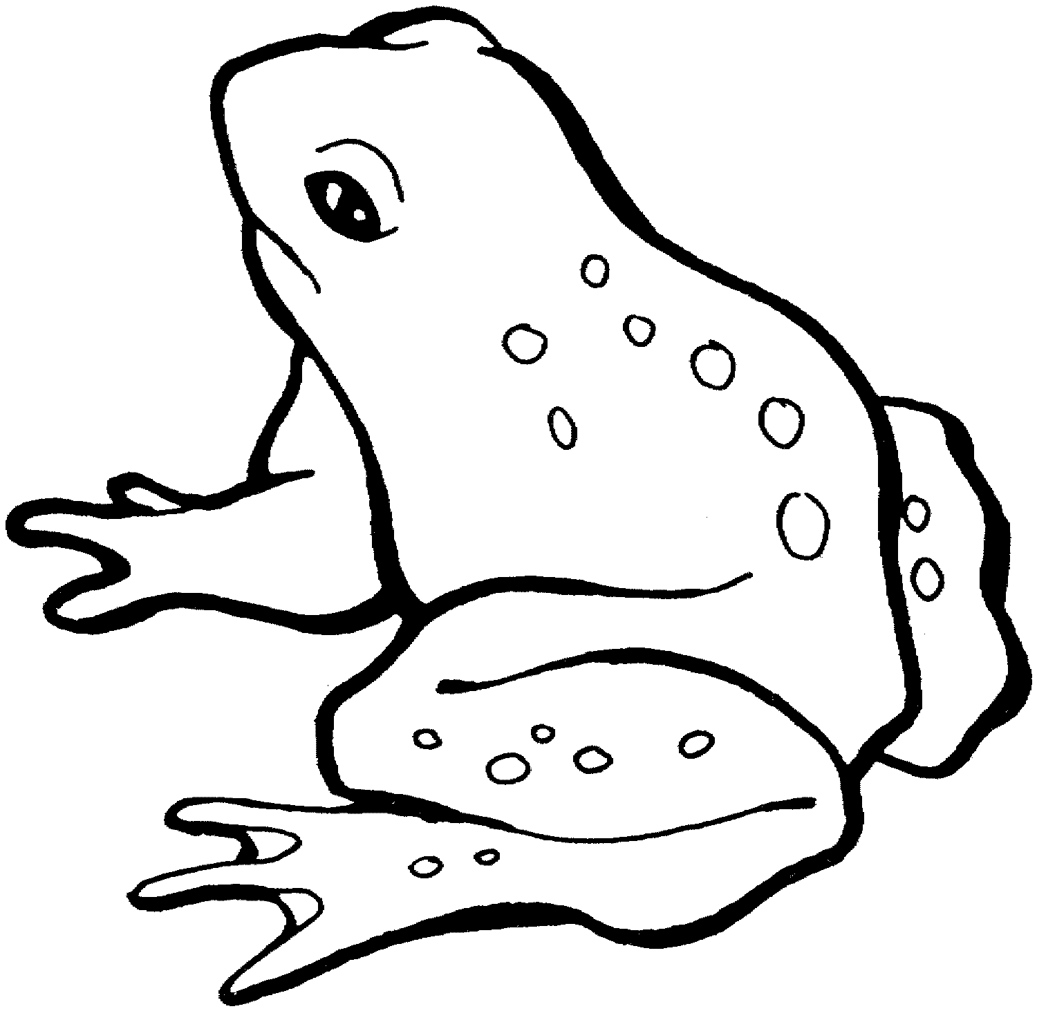 image frog | Coloring Picture HD For Kids | Fransus.com1500×1463 ...