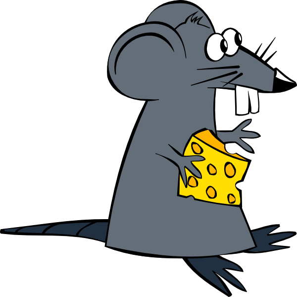 Mouse With Cheese clip art - vector clip art online, royalty free ...