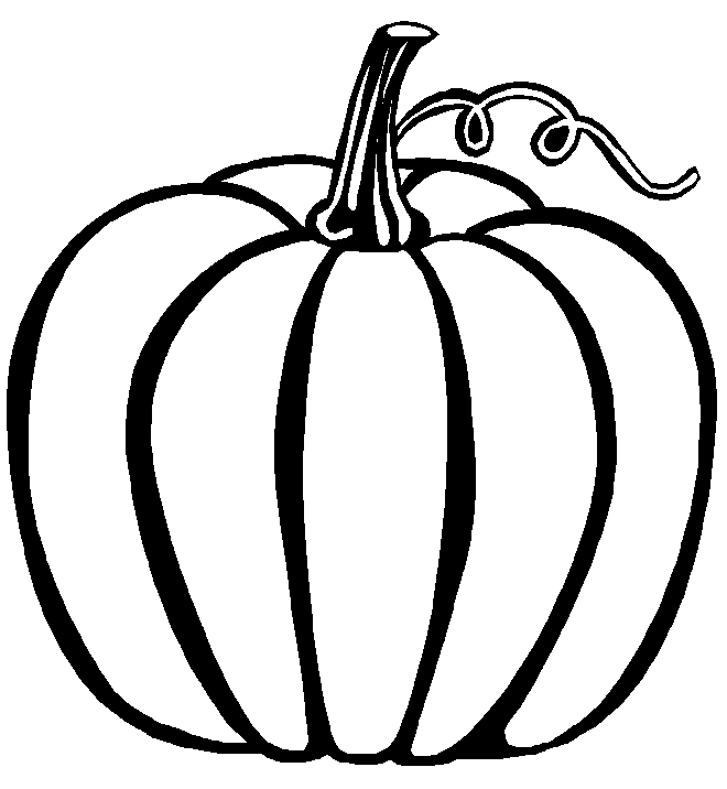 thanksgiving-pumpkin | Kids Cute Coloring Pages