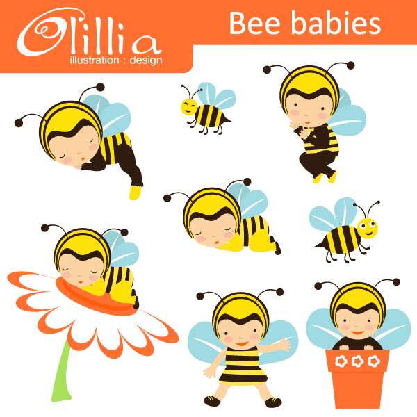 Cute Baby Bee Clipart | Clipart Panda - Free Clipart Images
