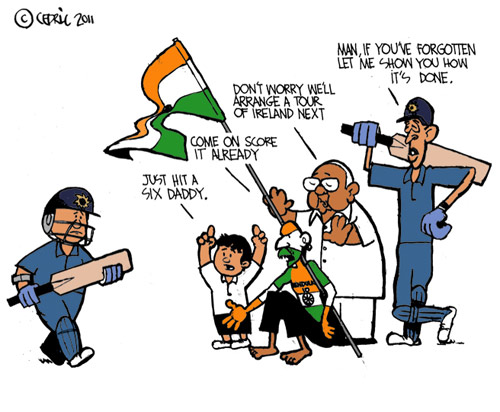 Top five cricket cartoon pictures of the recent cricket matches ...