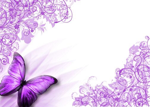 Butterfly border | Purple Butterfly background by ~OoBlueGirloO on ...