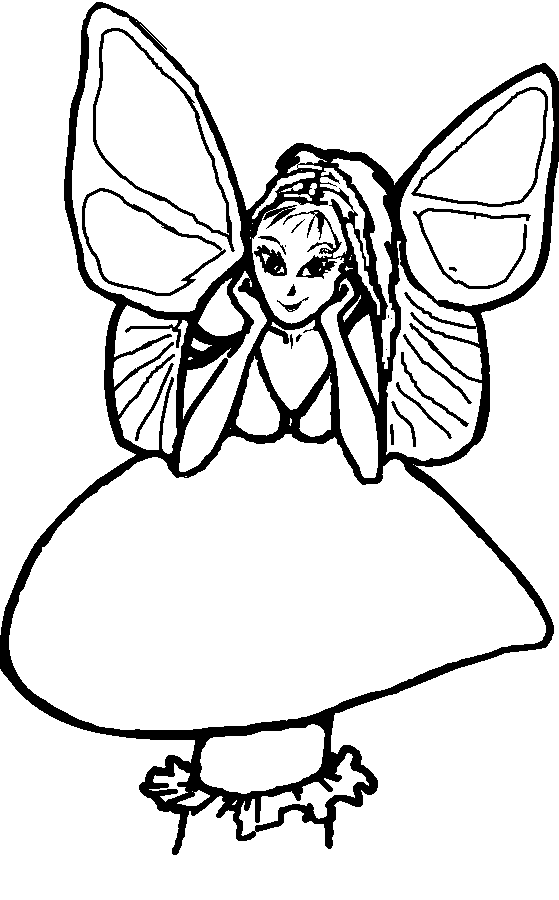 Fairy Coloring Pages
