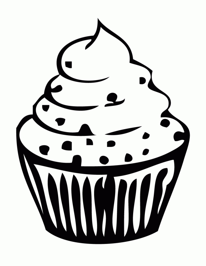 FOr Kids To Coloring The Mini Cupcakes: For Kids To Coloring The ...