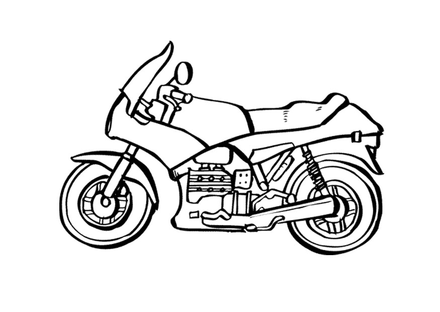 Motorcycle | Coloring - Part 2