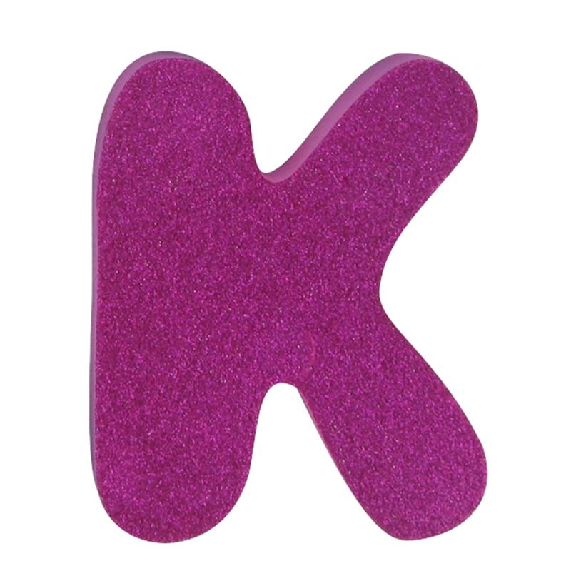 Hobbycraft Glitter Foam Letter K Pink | Hobbycraft - ClipArt Best ...