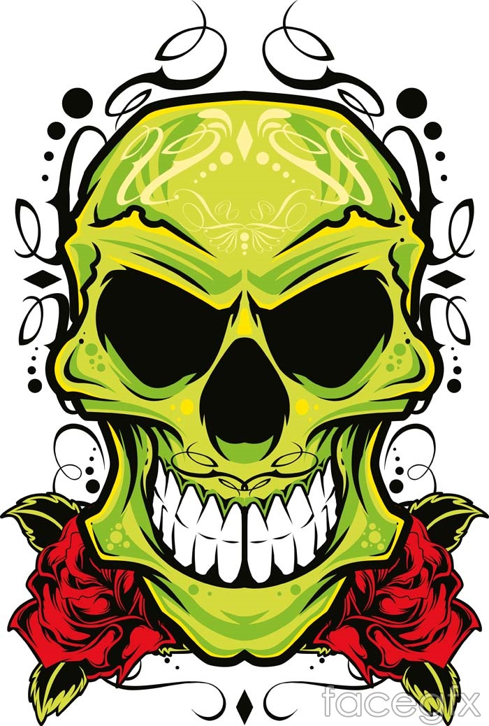 Cool skull vector | Others vector