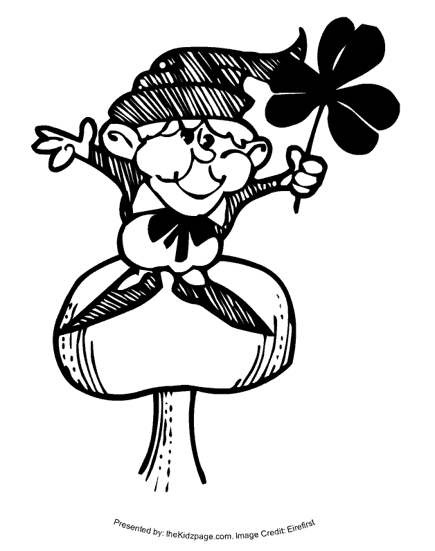 Little Leprechaun - Free Coloring Pages for Kids - Printable ...