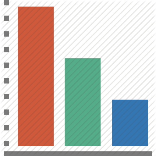 Bar, bars, chart, charts, color bars, diagram, down, falling sells ...