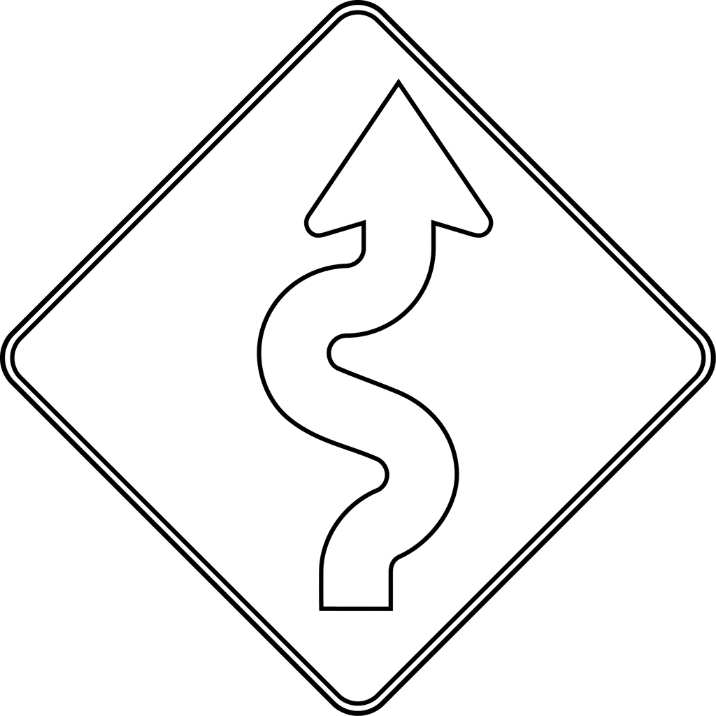 Keyword: "zig zag road sign" | ClipArt ETC