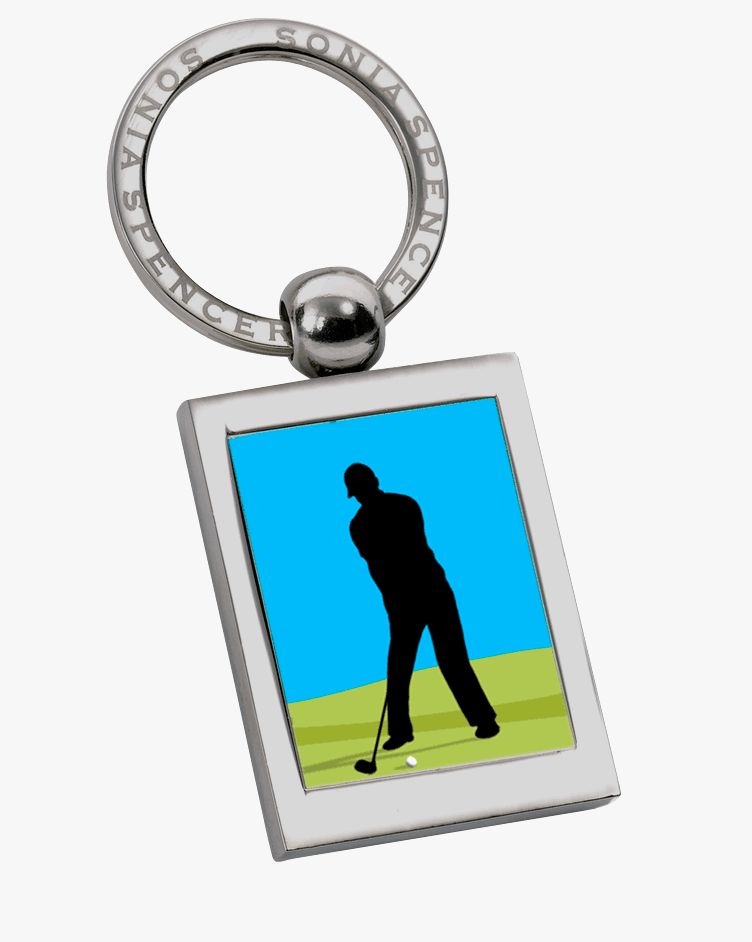 Keyrings - Sonia Spencer 9007 Golfer KEYRING Moving Image Keyring ...