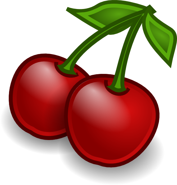 Rocket Fruit Cherries clip art - vector clip art online, royalty ...