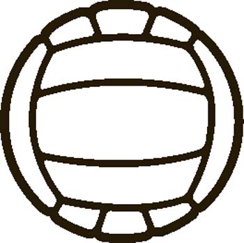 Engraving Creations - Clipart - Volleyball