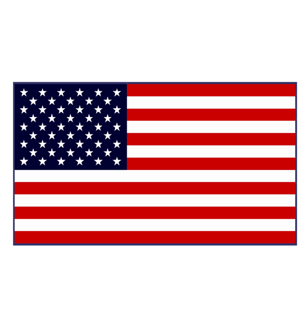 Patriotic American Clipart: God Bless America